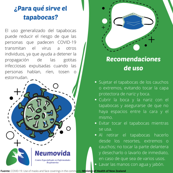 Tapabocas Informativo - Neumovida